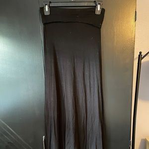 Fold Down Maxi Skirt